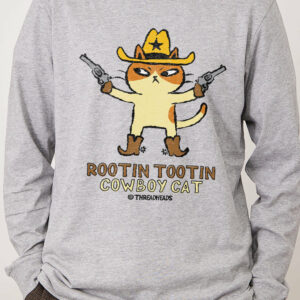 Rootin Tootin Cowboy Cat Long Sleeve