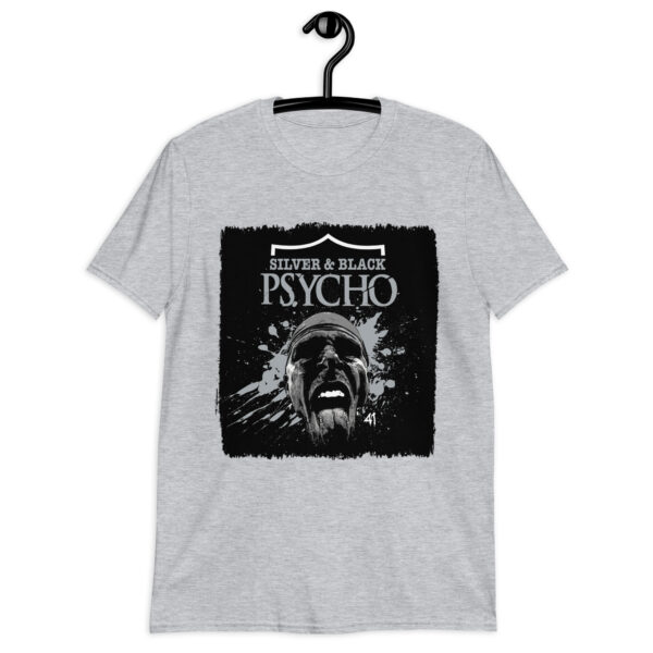 SILVER &amp BLACK PSYCHO Short-Sleeve Unisex T-Shirt