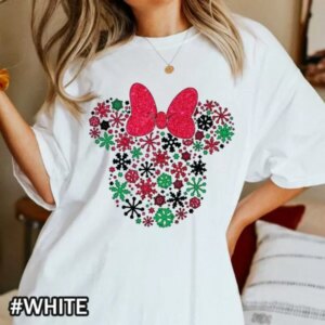 Snowflake Disney Minnie Mouse Comfort Colors T-Shirt