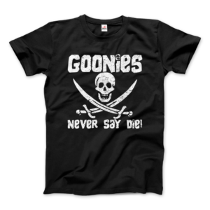 The Goonies Never Say Die Distressed Design T-Shirt