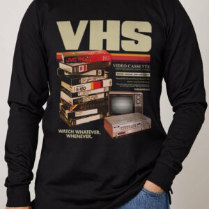 Vintage VHS Tapes Long Sleeve