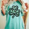 Bella Canvas or Comfort Colors Lucky Clover Shamrock Tee Toddler, Youth, and Adult Sizes  St Patty’s Day