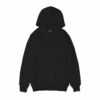 Black Plain Hoodie