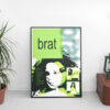 Charli xcx – Brat Tracklist Poster