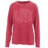 Chicka-D Oversized Acid Wash LOVE Tee –  Adult Size – Valentines Shirt