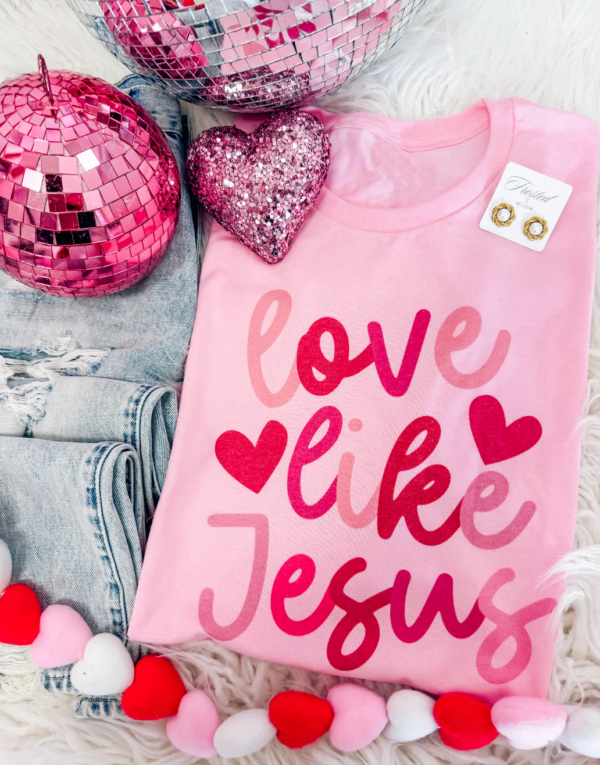 Comfort Colors or Bella Love Like Jesus Shirt  Youth and Adult Sizes Valentines Gift for Her