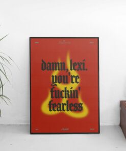 Damn Lexi Fezco Quote Euphoria Poster 2