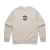 Embroidered Blonded Globe Crewneck