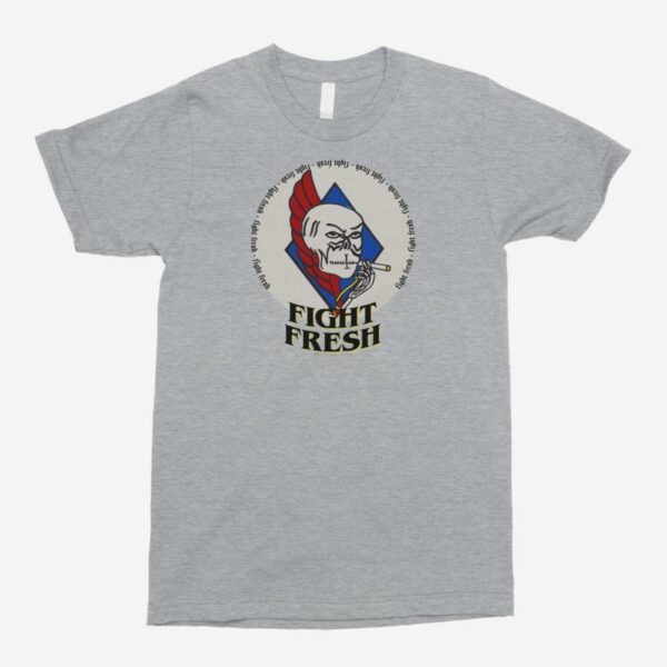 Fight Fresh – Smoking Skull Unisex T-Shirt