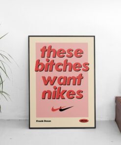 Frank Ocean Nikes Lyrics Vintage Poster 1