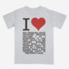I Love Not Thinking… Heavyweight Unisex T-Shirt