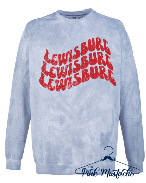 Lewisburg Comfort Colors Colorblast Sweatshirt – Sizes and Inventory Limited