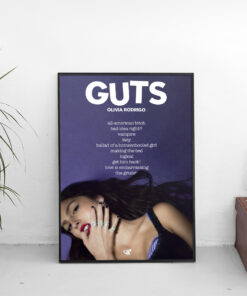 Olivia Rodrigo Guts Tracklist Poster 1