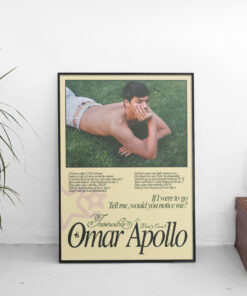 Omar Apollo Invincible Lyrics Poster 1
