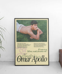 Omar Apollo Invincible Lyrics Poster 2