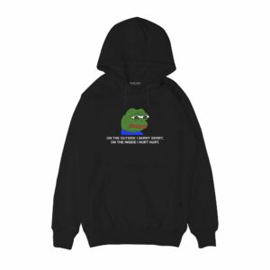 Sad Pepe the Frog Meme Skrrt Skrrt Hoodie