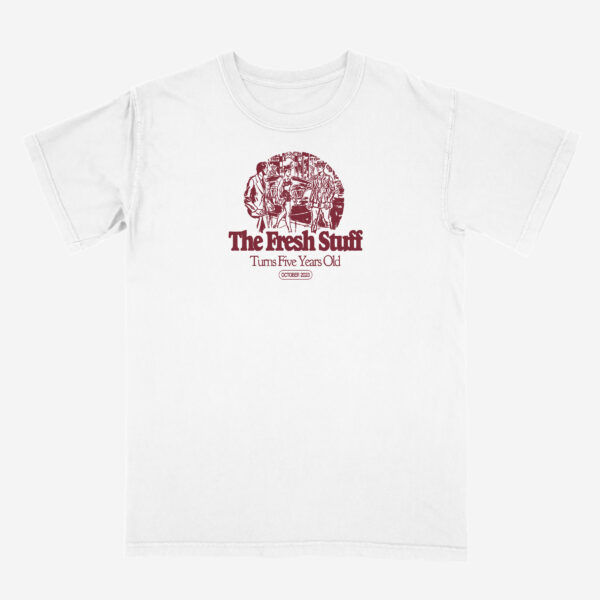 The Fresh Stuff Turns Five (#3) Heavyweight Unisex T-Shirt