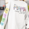 This Mama Wears Her Heart On Her Sleeve – Bella, Comfort Colors, Or Gildan Options – With Names on the Sleeve – Valentines Gift