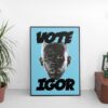 Tyler The Creator – Vote Igor Poster Blue