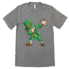 Youth and Adult St Patty’s Day Dabbing Baseball Shirt Perfect for Ballers of All Ages