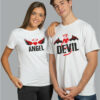 Angel – Devil Couple Cotton T-Shirts