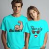 Beast and beauty couple t-shirt