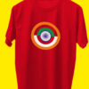 India Flag Circle on t-shirt