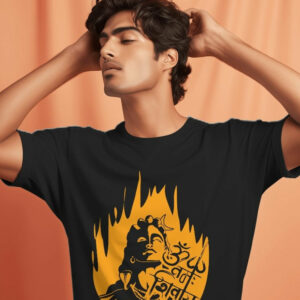 Mahadev Flame Religious T-Shirt