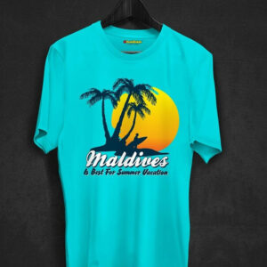 Maldives Sunset Beach View T-shirt