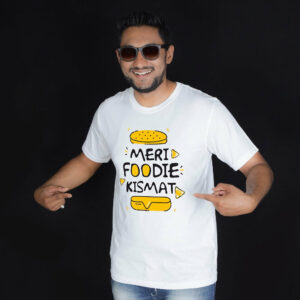 Meri Foodie Kismat – Gujarati Theme Cotton T-Shirts