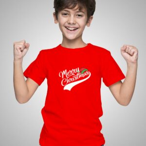 Merry Christmas Santa Cap Cotton T-shirt