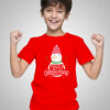 Merry Christmas With Santa Cotton T-shirt