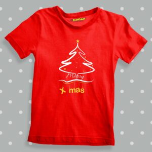 Merry X-Mas Tree Kids T-shirt