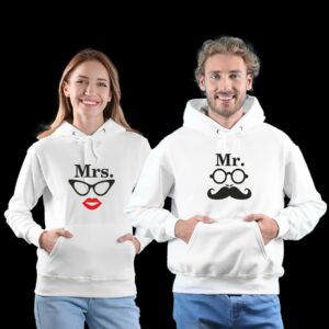 Mister Mrs Muchchad Couple Hoodie