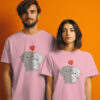 Mochi Cat Couple – T-shirt