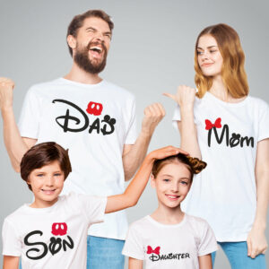 Mom, Dad, Son, Daughter – Family T-Shirts