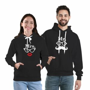 Mr Mrs Muchchad Couple Hoodie