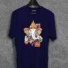 Multi Color Ganpati Illustration T-shirt