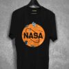 Nasa With Orange Planet T-shirt
