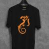 Om Shape In Ganpati Face T-shirt