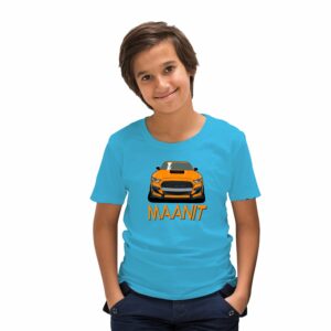 Orange car pic with custom Name T-shirt