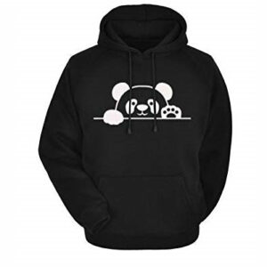 Panda Printed Cotton Hoodies