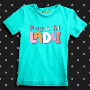 Papa Ki Ladli Cute Girl T-shirt