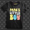 Papa’s Little Boy Kids T-shirt