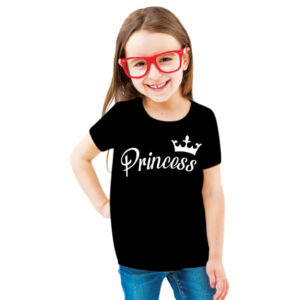 Princess with Crown – Cotton T-Shirts For Boys