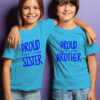 Proud Brother Sister Matching Cotton T-shirt