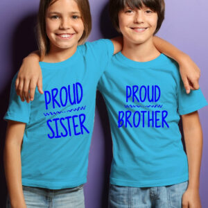 Proud Brother Sister Matching Cotton T-shirt