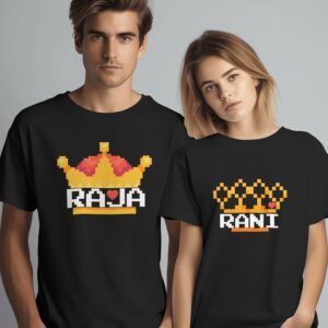 Raja Rani twinning couple t-shirt