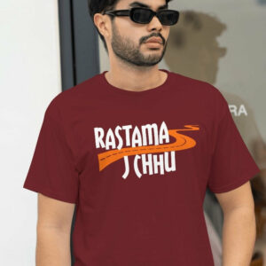 Rastama J Chhu – Funky Gujarati Caption T-Shirts