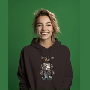 Riding with bones – Traveller Hoodie